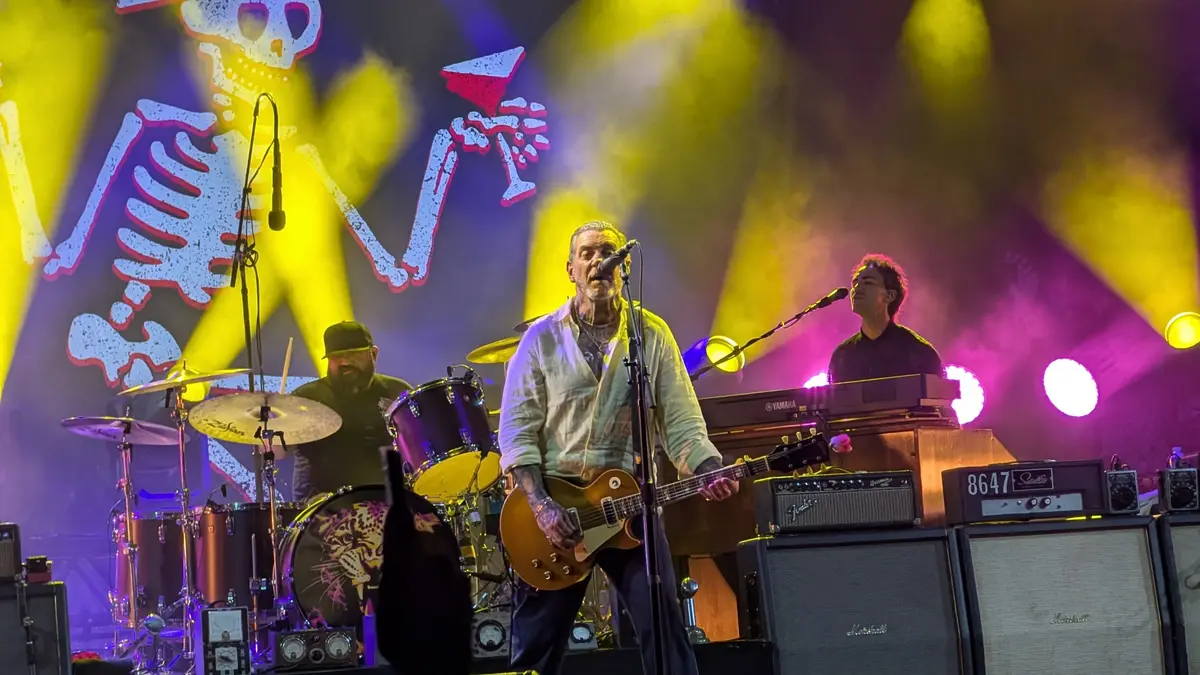 Crowd at a Social Distortion show